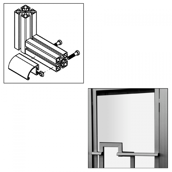 ROČAJ ALU ZAPRT, POLJUBNA DOLŽINA