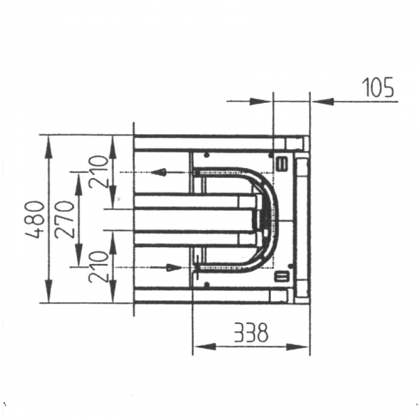 Curve 200 - 180° left
