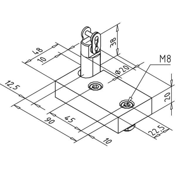 PRITRDILNI SET VERIGE TIP 90S SPREDNJI