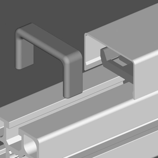 POKROV ZAŠČITA ROBOV ZA KABELSKI KANAL 45 AL