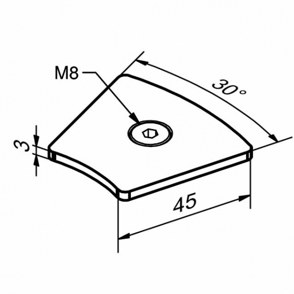 POKROV 45 R 30° ALU