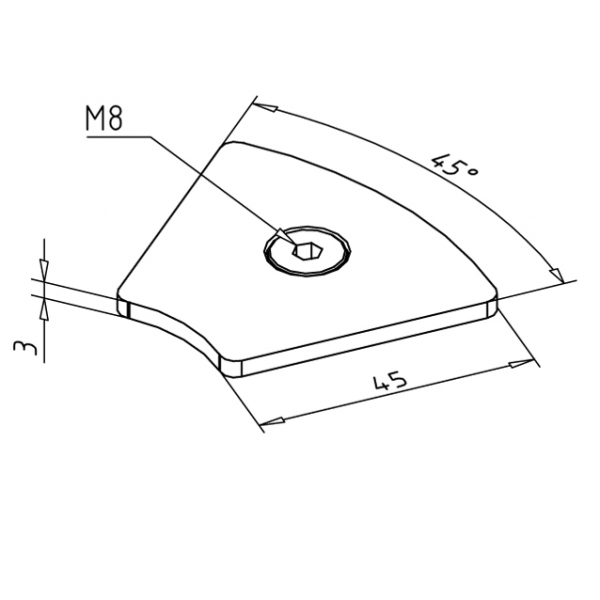 POKROV 45 R 45° ALU