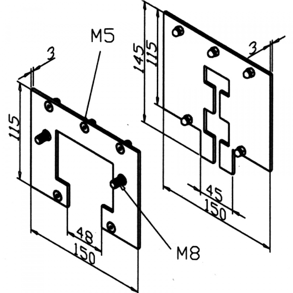 ELEMENT PRITRDILNI ZA MEH LR 45 KOMPLET