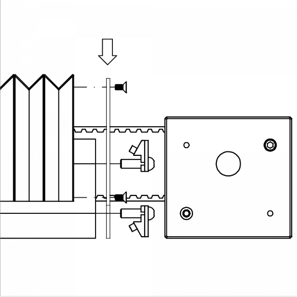 ELEMENT PRITRDILNI ZA MEH LR 45 KOMPLET