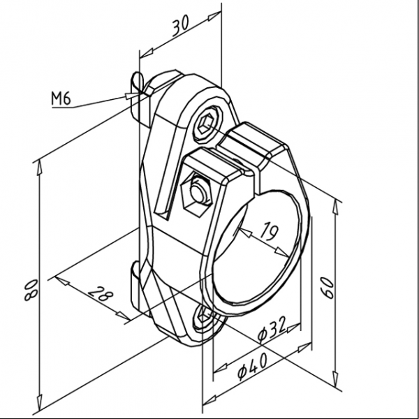 NOSILEC PROFILA ROČAJ 32