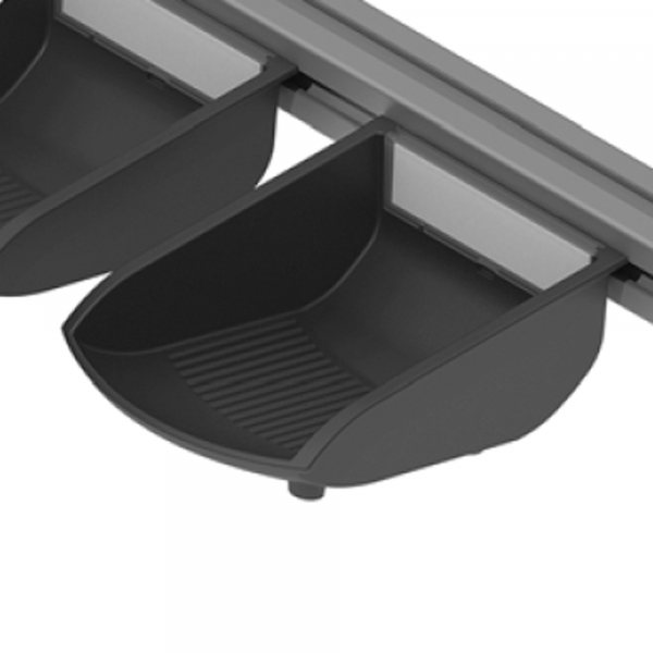 POSODA ZA DROBNE ELEMENTE, ČRNA ESD