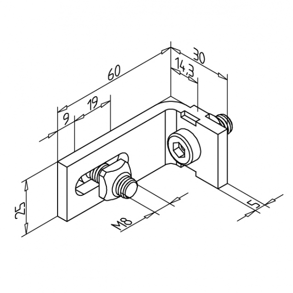 NOSILEC KOTNI 45 JEKLEN