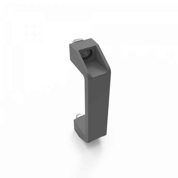 ROČAJ 120 SIV Z VZMETNIMI MATICAMI