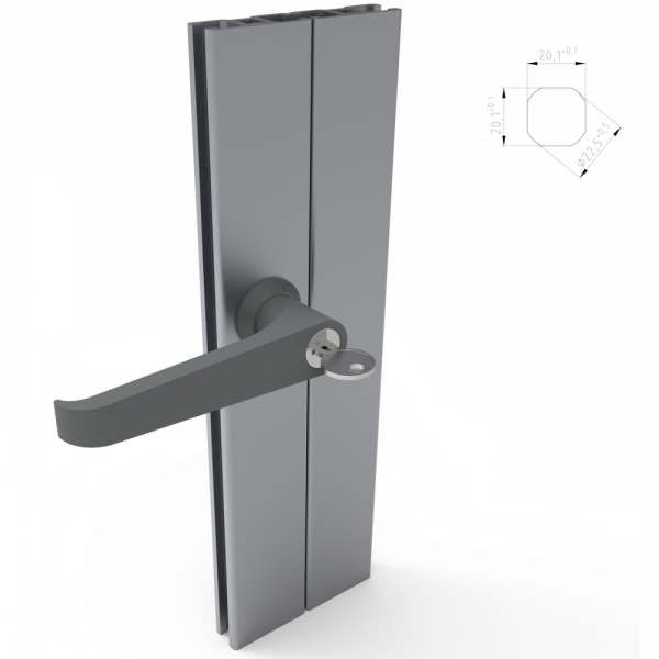 ROČAJ 19 S KLJUČAVNICO (SIV)