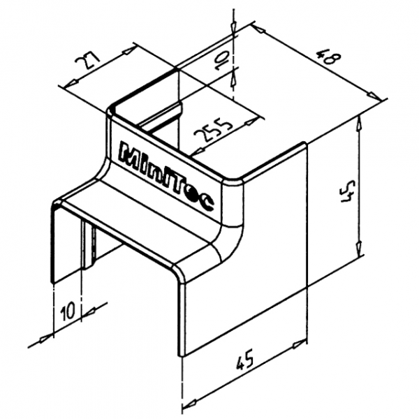 POKROV VERTIKALNI SPOJ ZA KABELSKI KANAL 45 AL
