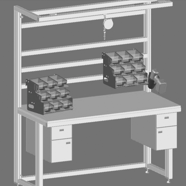 KanTainer shelf, straight