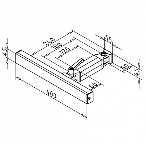 NOSILEC KONZOLNI ZA 3 ŠKATLE