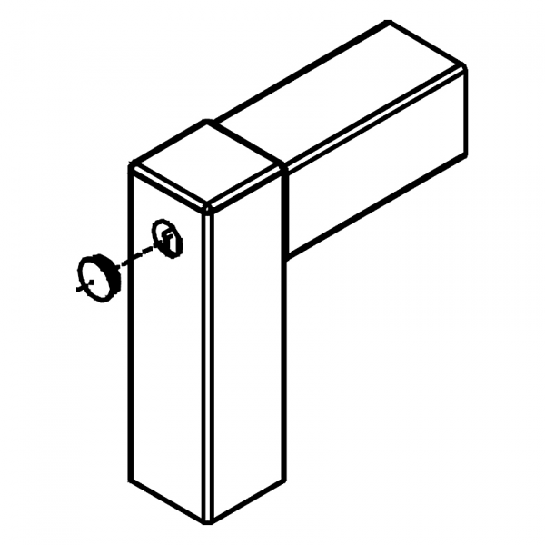 Lamellar plug 7 grey