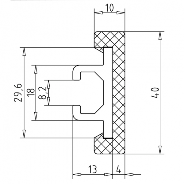 OGRAJICA TRANSPORTERJA 40 F