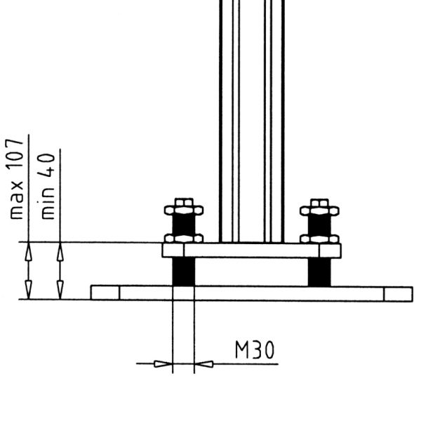 NOGA NIVELIRNA 90X180 KOVINSKA