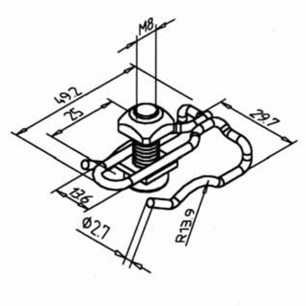 USTAVLJALEC VISEČIH VRAT