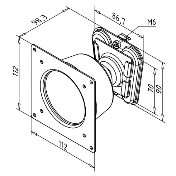 NOSILEC ZASLONA V 100