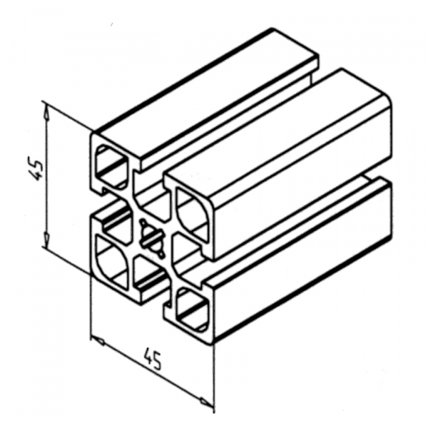 PROFIL 45X45 F