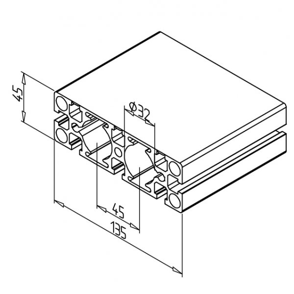 PROFIL 45X135 1G