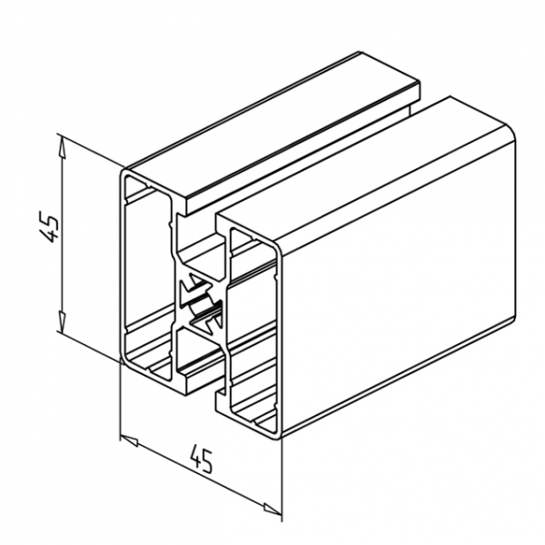 PROFIL 45X45 UL 2GG