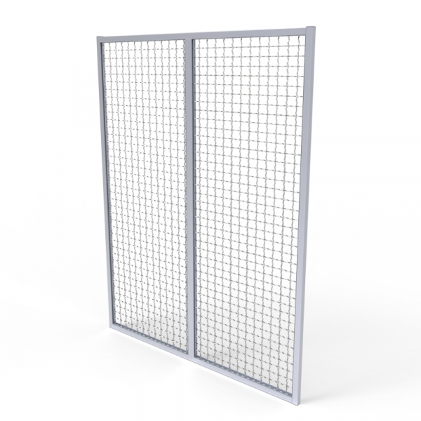 Protection field SG 1500 x 1820 WG - KP 32x32 with vertical intermediate support