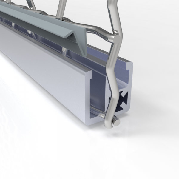 Protection field SG 1500 x 1820 WG - KP 32x32 with vertical intermediate support