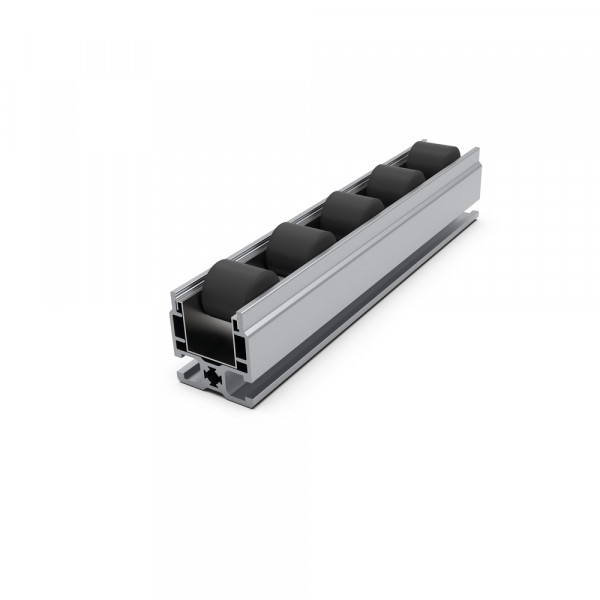 Roller strip ESD with cylindrical rollers