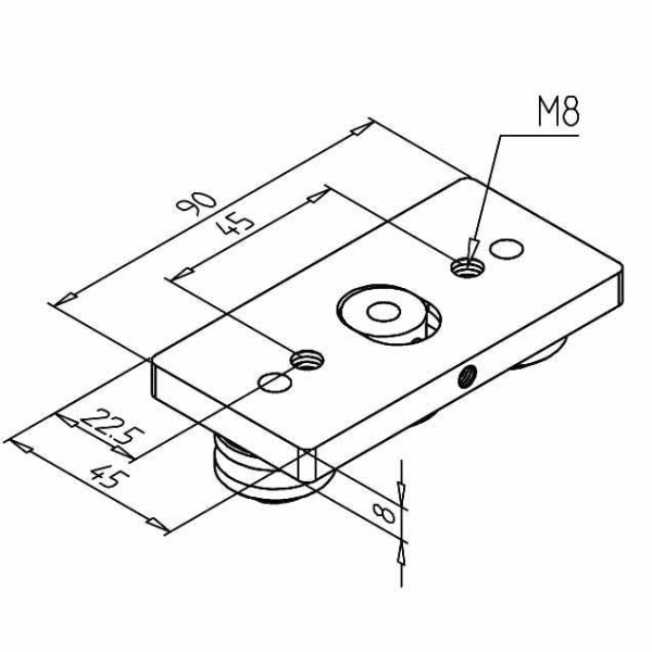 Slide LR 6 compact, stainless