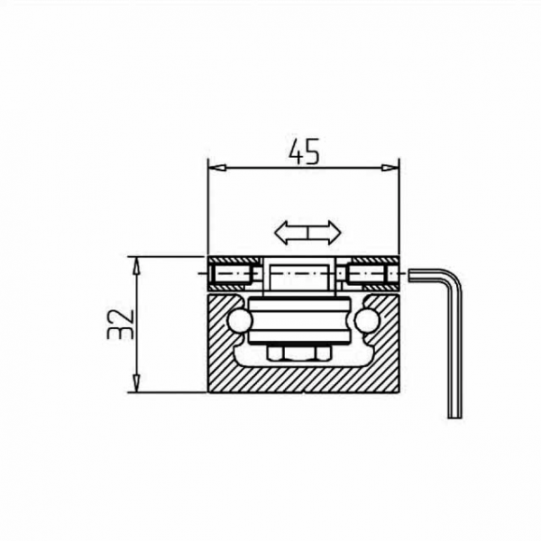 Slide LR 6 compact, stainless