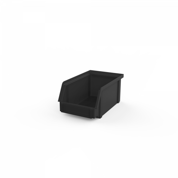 ŠKATLA ZA SHRANJEVANJE ČRNA ESD  175 x 100 x 75