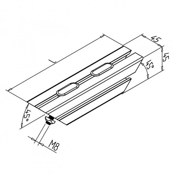 ELEMENT OJAČITVENI 45 L=360mm