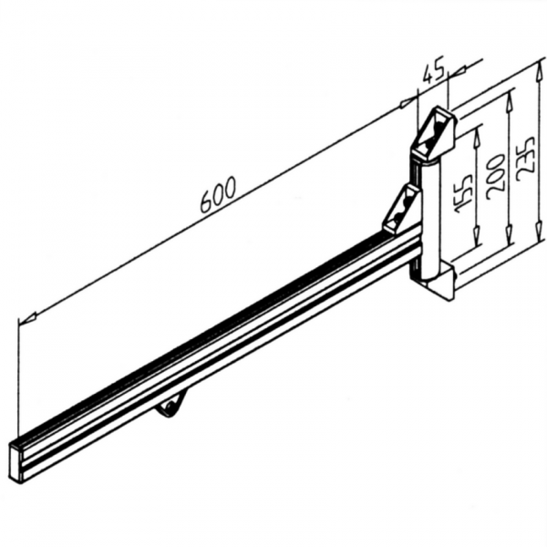 NOSILEC PROFILNI ECO L=600 MM