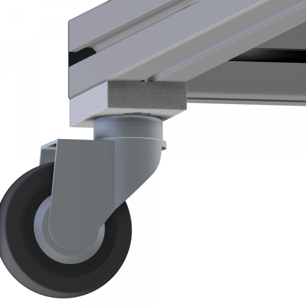 WHEEL SWIVEL TYPE D75X100 WITH OUT BRAKE - ECO