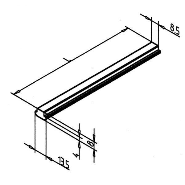 T-SLOT PLOŠČICA PROFIL NERJAVEČ