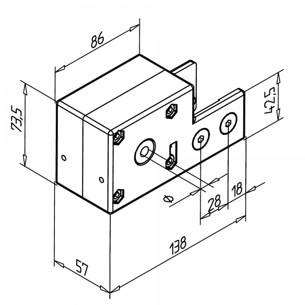 POGON ZOBATEGA JERMENA LR 6_ 12 NERJAVEČ, MOZNIK 4mm