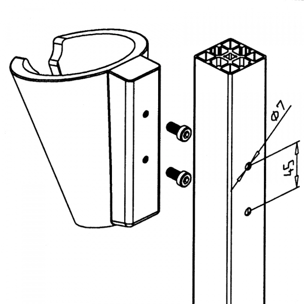 GUMIJAST TOK ZA ODLAGANJE ORODJA - BREZ NOSILCA