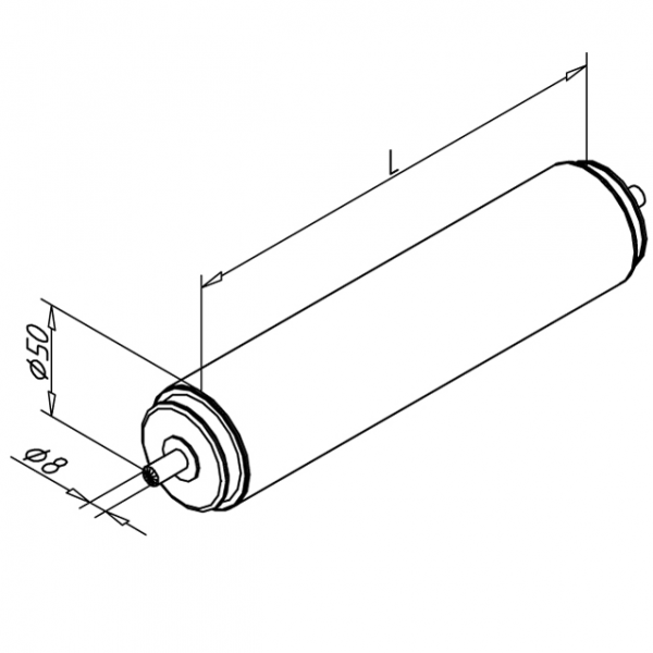 CEV ZA VALJ PVC 50-25