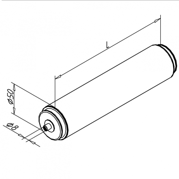 CEV ZA VALJ PVC 50-36