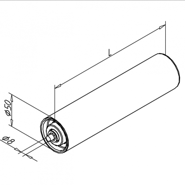 CEV ZA VALJ S PVC 50