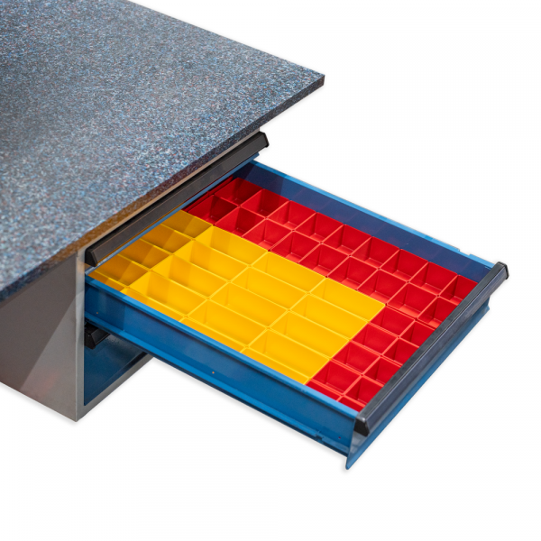 Yellow organiser box 108x54x45 mm