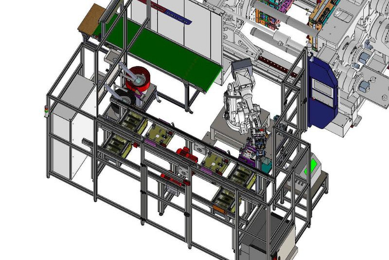 Robotizirana montažna celica za brizgane komponente